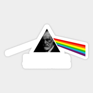 Pink Sigmund Freud - The Dark Side of your Mom Sticker